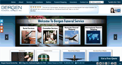 Desktop Screenshot of bergenfuneral.com